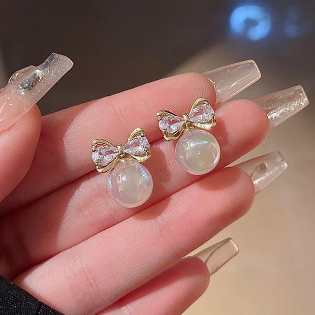 Perlenschuppen Ohrringe Jade Elegantes Goldband Mit Kristallen Pflegeleicht Vielseitig Für Anlass Und Alltag