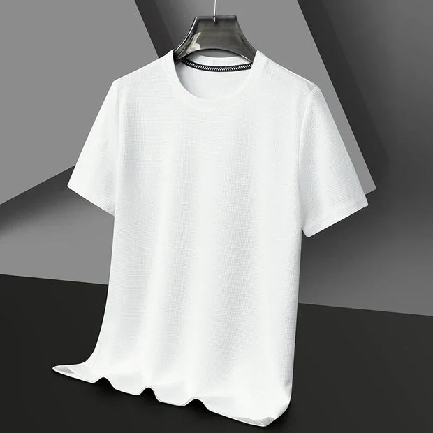Herren Kurzarm T-Shirt – Texturiert & Rundhals