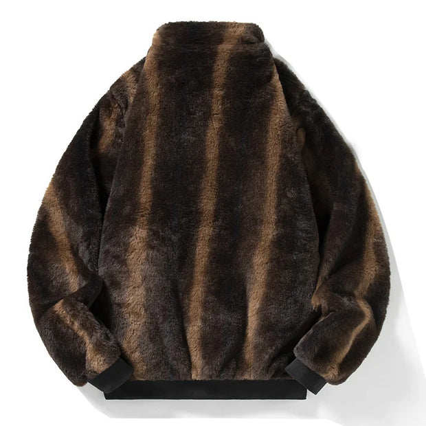 Kunstpelz Jacke für Männer Luxus-Stil - Eryon
