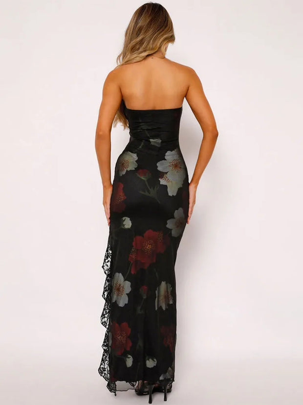 Jannette Trägerloses Kleid