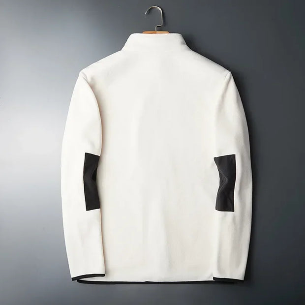 Leichte Herren-Fleecejacke mit kontrastierenden Details - Erian