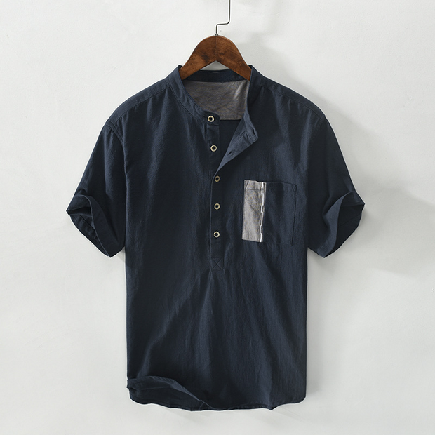 Saint Morris Leinen-T-Shirt Brisa
