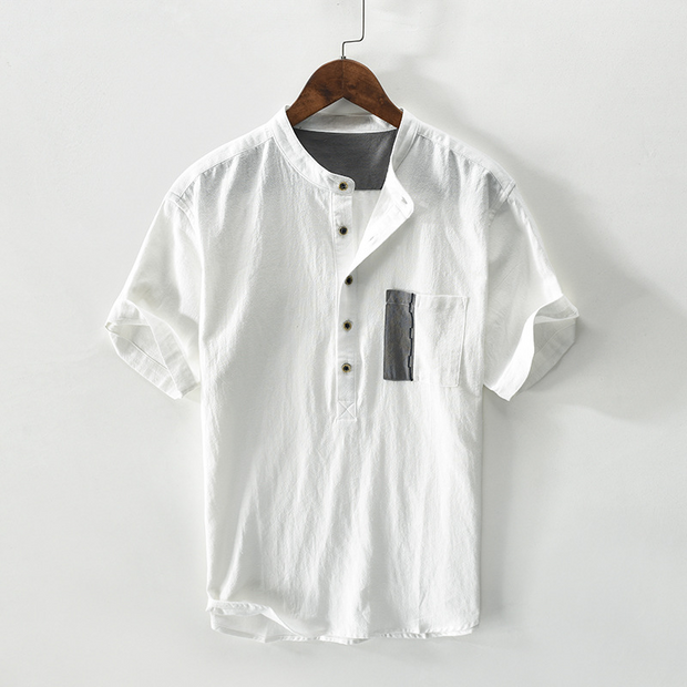 Saint Morris Leinen-T-Shirt Brisa