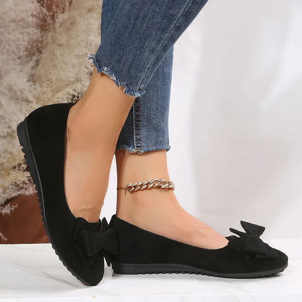 SKYLA - Flache Schuhe mit Schleife