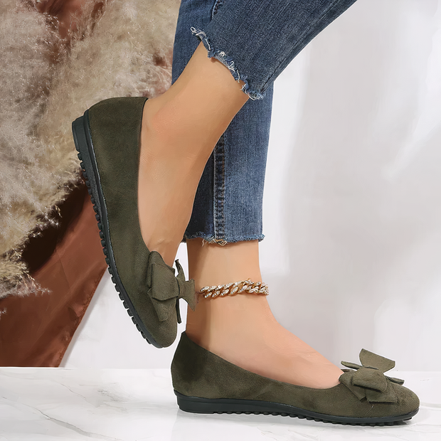 SKYLA - Flache Schuhe mit Schleife