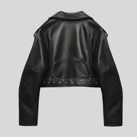 Zeitlose Lederjacke mit vielseitigem Design