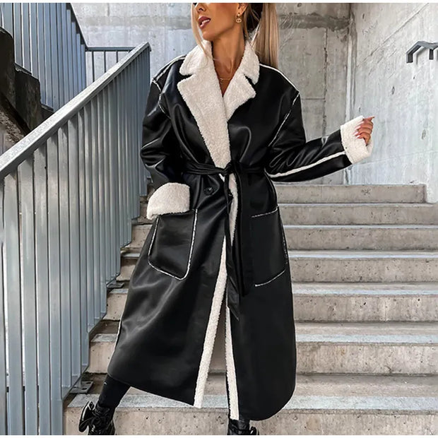 Lederjacke mit praktischen Taschen