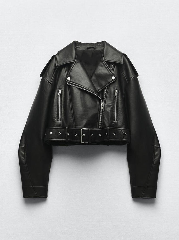 Florencia - Jacke im Vintage-Stil aus veganem Leder