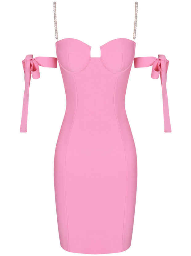 Xenia - Eng anliegendes Kleid mit Streifen