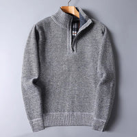 Herren Wollpullover mit Reißverschluss - Darven