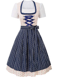 Damen Elegantes Midi Oktoberfest Dirndl Kleid - Anneliese