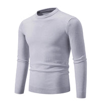 Herrenstrickpullover mit langen Ärmeln und Rundhalsausschnitt - Odrin