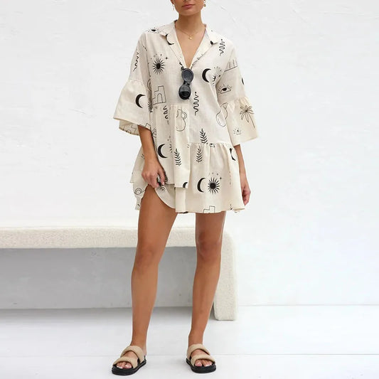 Amanda Bedrucktes Kleid