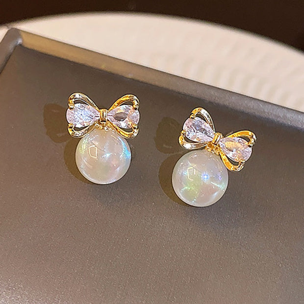 Perlenschuppen Ohrringe Jade Elegantes Goldband Mit Kristallen Pflegeleicht Vielseitig Für Anlass Und Alltag