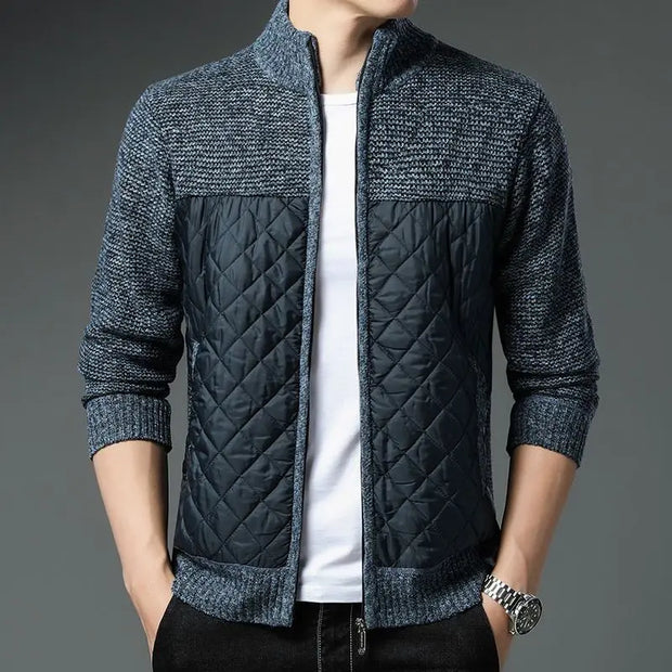 Gesteppte Strickjacke für Männer - Foster