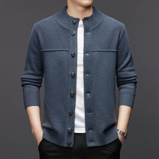 Herrenstrickjacke mit Knöpfen - Elian