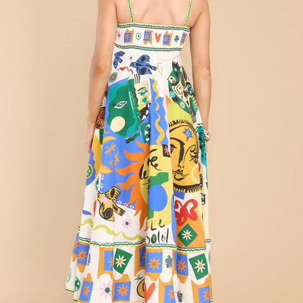 Griechenland Buntes und cooles Kleid