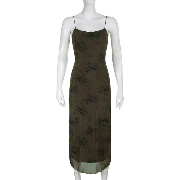 Verona - Vintage-Kleid aus floraler Spitze mit transparentem Overlay