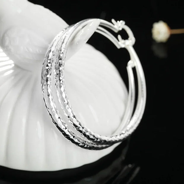 Sterlingsilber Creolen