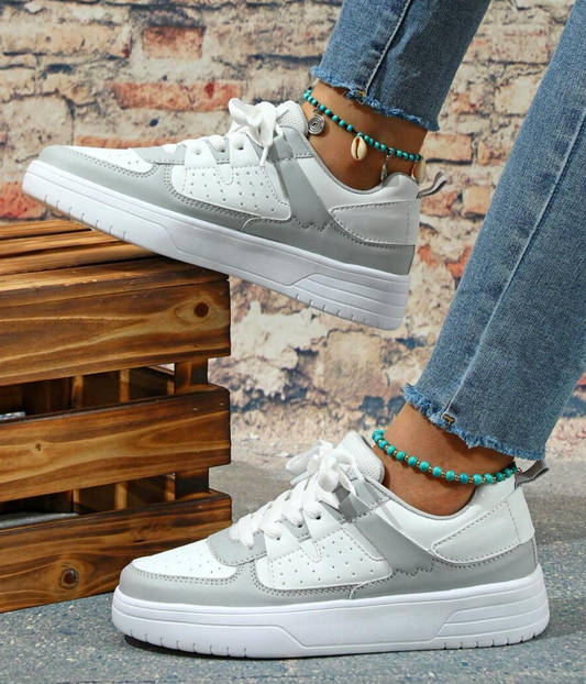 Sophie – Modische Soft Sneaks Sneaker für Damen mit Leopardenmuster und aufregenden Prints