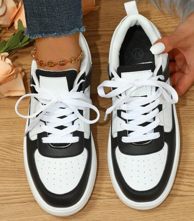 Sophie – Modische Soft Sneaks Sneaker für Damen mit Leopardenmuster und aufregenden Prints