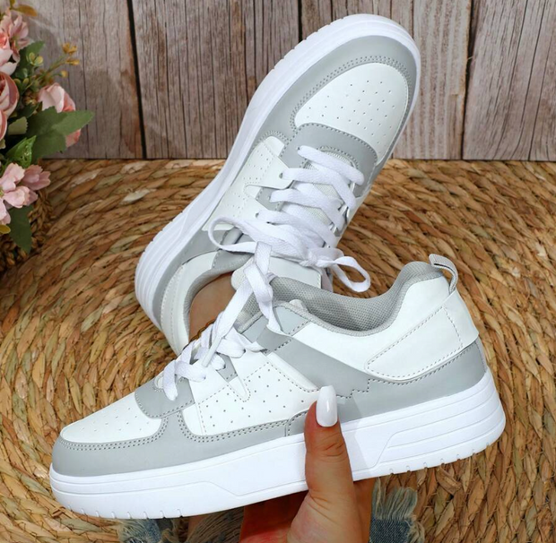 Sophie – Modische Soft Sneaks Sneaker für Damen mit Leopardenmuster und aufregenden Prints