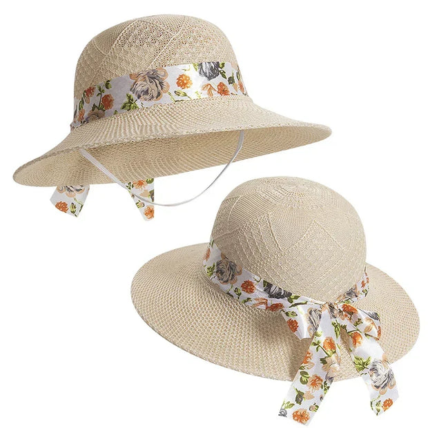 Sommermode Hut mit schicker Krawatte