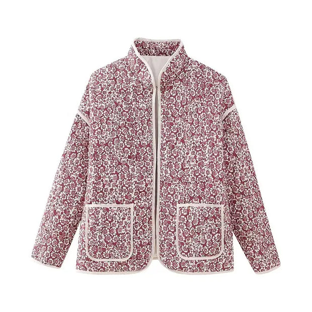 Brianna - Vintage bedruckter Patchwork-Mantel
