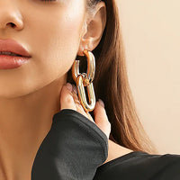 Tropfenförmige Ohrringe Bold Link Lucinda Modernes Statement Schmuck Für Selbstbewusste Frauen