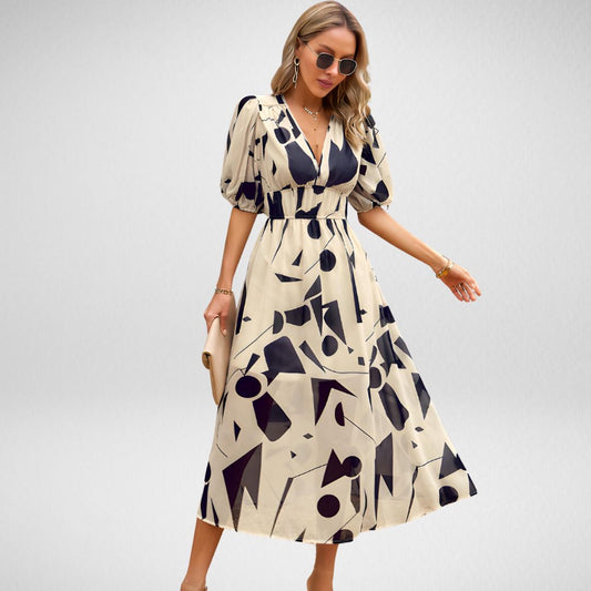 Lolita - Charmantes Kleid mit V-Ausschnitt