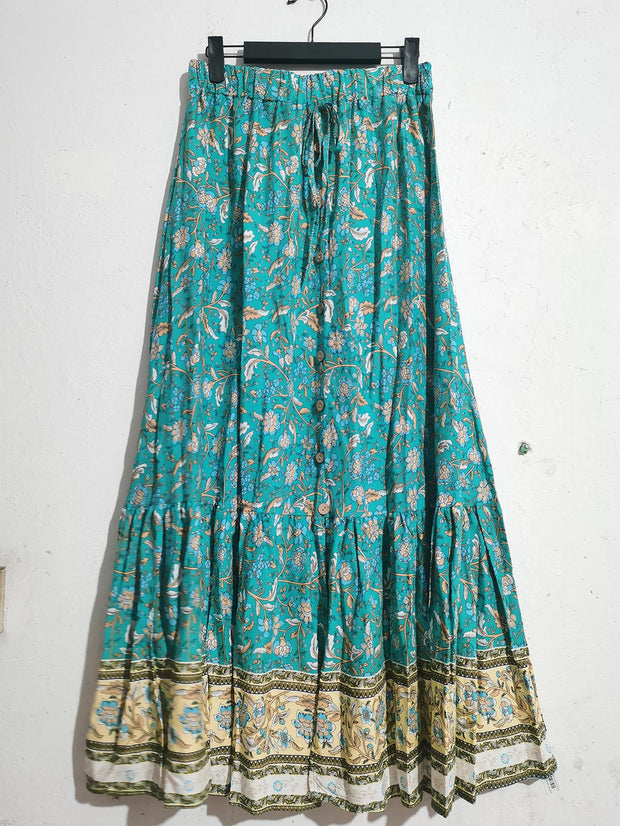 Damenrock mit hoher Taille und sommerlichem Schlitz - Liora