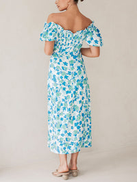 Mae - Frisches sommerliches Midikleid mit Blumenmuster