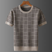 Grafischer Strickpullover für Männer - Kairon