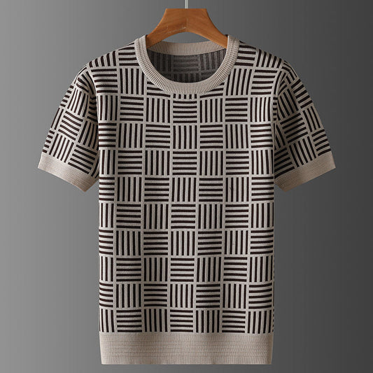 Grafischer Strickpullover für Männer - Kairon