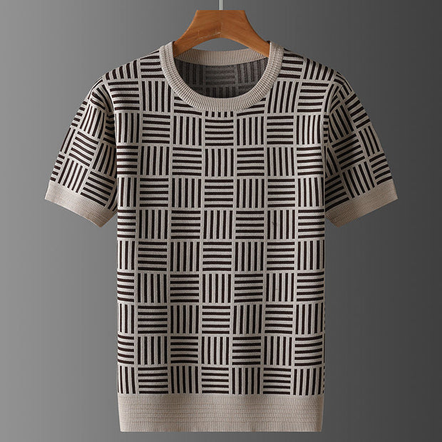 Grafischer Strickpullover für Männer - Kairon