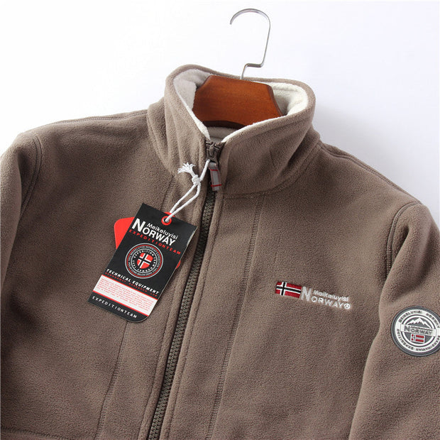 Warme Herrenjacke mit Fleece-Effekt - Eirik