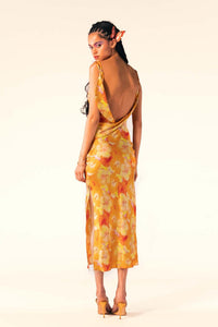 Alesha - Maxikleid mit bedruckten Kutten