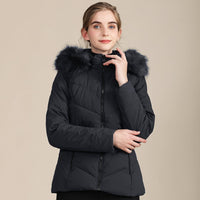 Steppjacke mit Kapuze aus Fleece für Damen - Nerise
