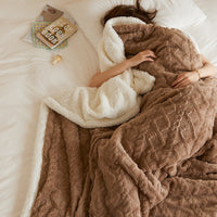 Warme Samt-Decke