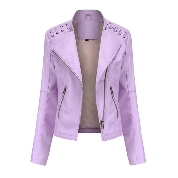 Lederjacke aus gewaschenem Lammleder
