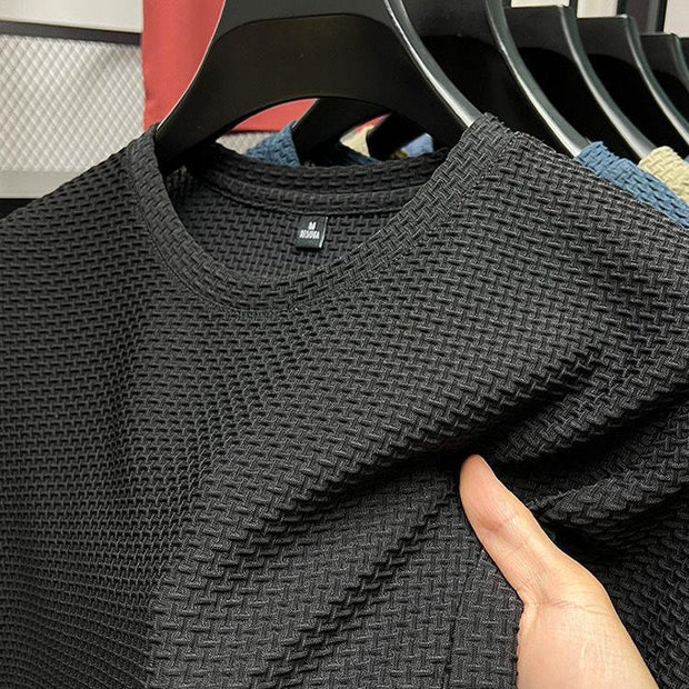 Taylor - Herren-T-Shirt aus Bambusnetz und Eisseide