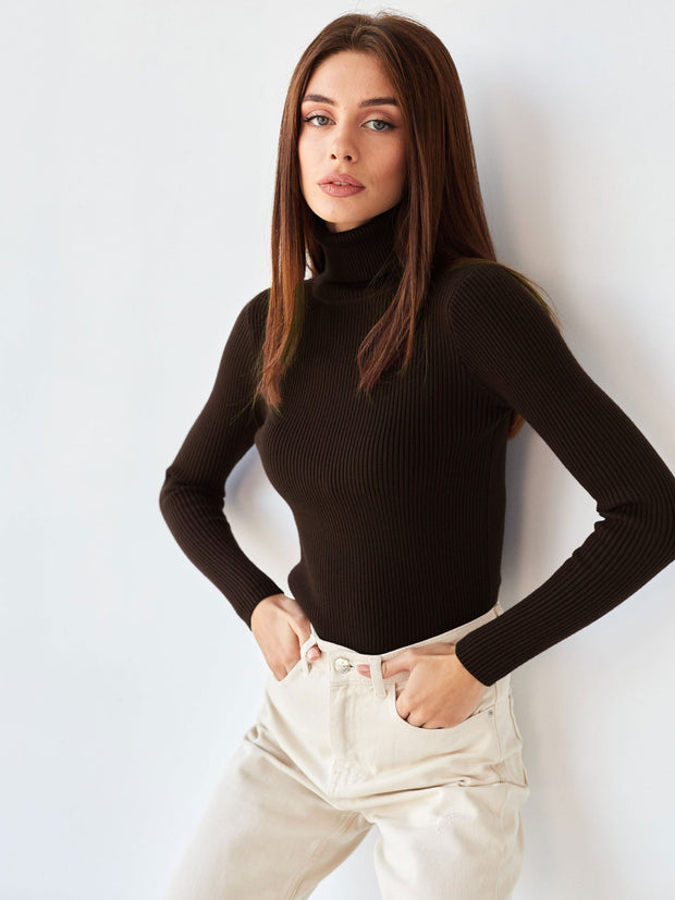 Damen-Rollkragenpullover - Itzel