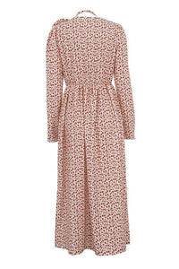Bertha - Midikleid mit V-Ausschnitt und Blumen