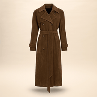 Trenchcoat für Frauen in Wildlederoptik - Isola