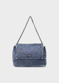 Metallische Kettentasche im urbanen Denim-Stil - Briseida
