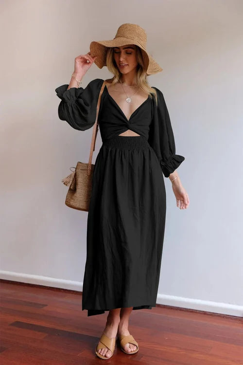 Zoey - Stylisches Laternenkleid