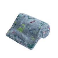 Dinosaurier Flanell-Kinderdecke