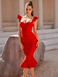 Yela - Kleid für Frau Midi Bandage