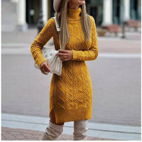 Strick-Rollkragenkleid für Frauen - Elin