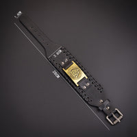 Viking-Lederarmband für Herren – Leif